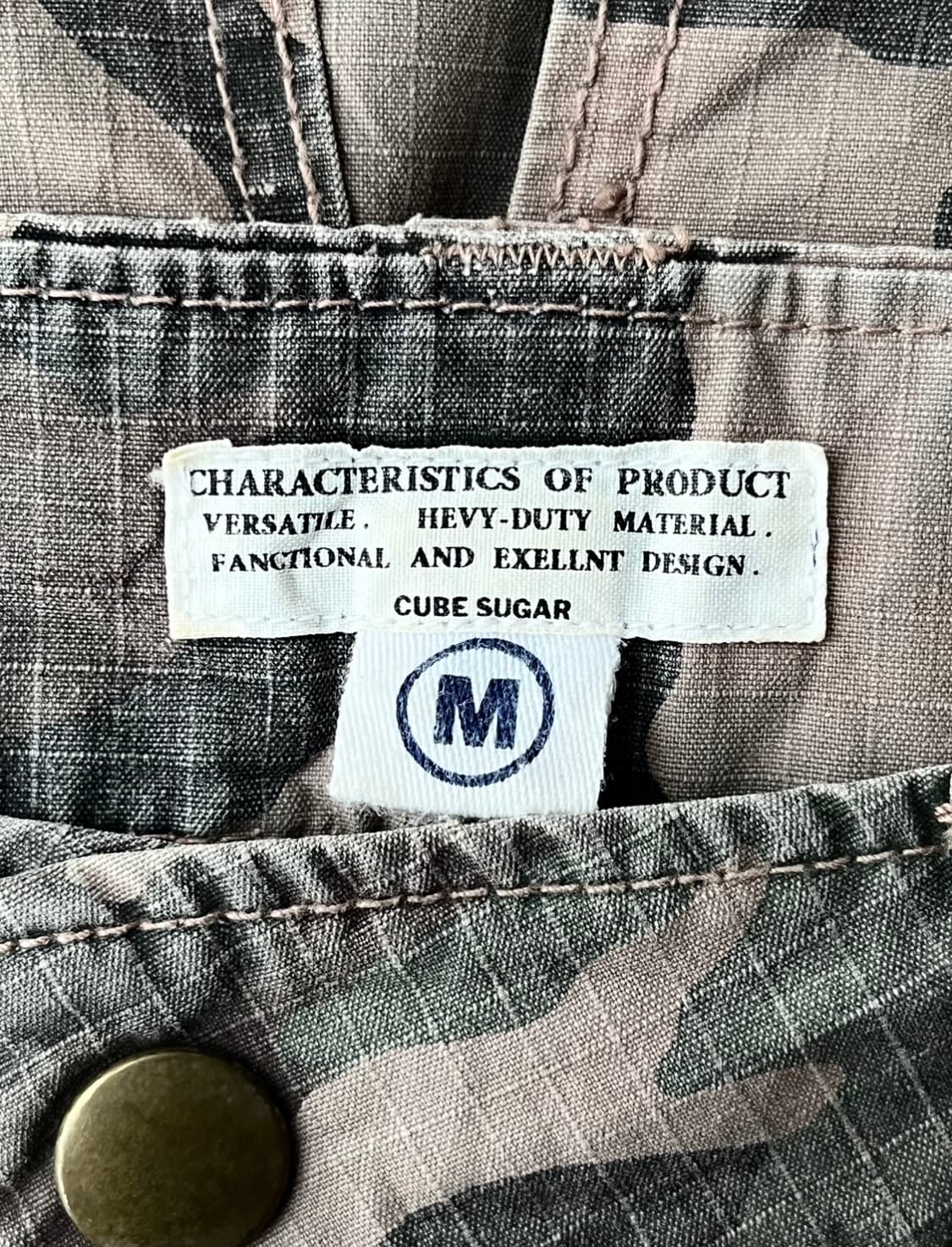 CUBE SUGAR 카모플라쥬 밀리터리 스커트 상품이미지5