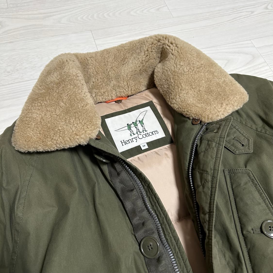 [50] 헨리코튼 크로이던 파카 올리브 상품이미지6