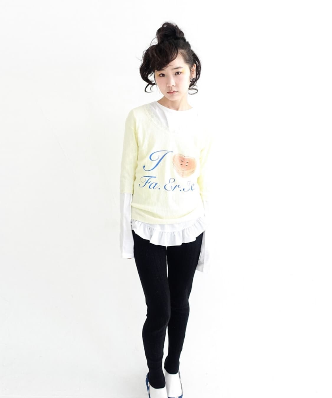  fa.er.ie lace T-shirt (lemon) 상품이미지7