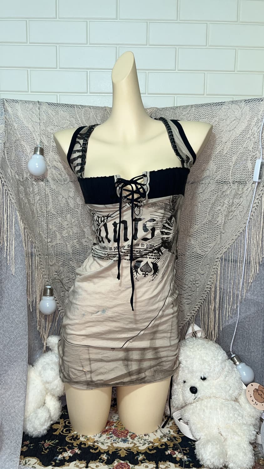 Salvage 오리엔탈 펑크 갸루 그런지페어리 y2k 원피스 상품이미지1