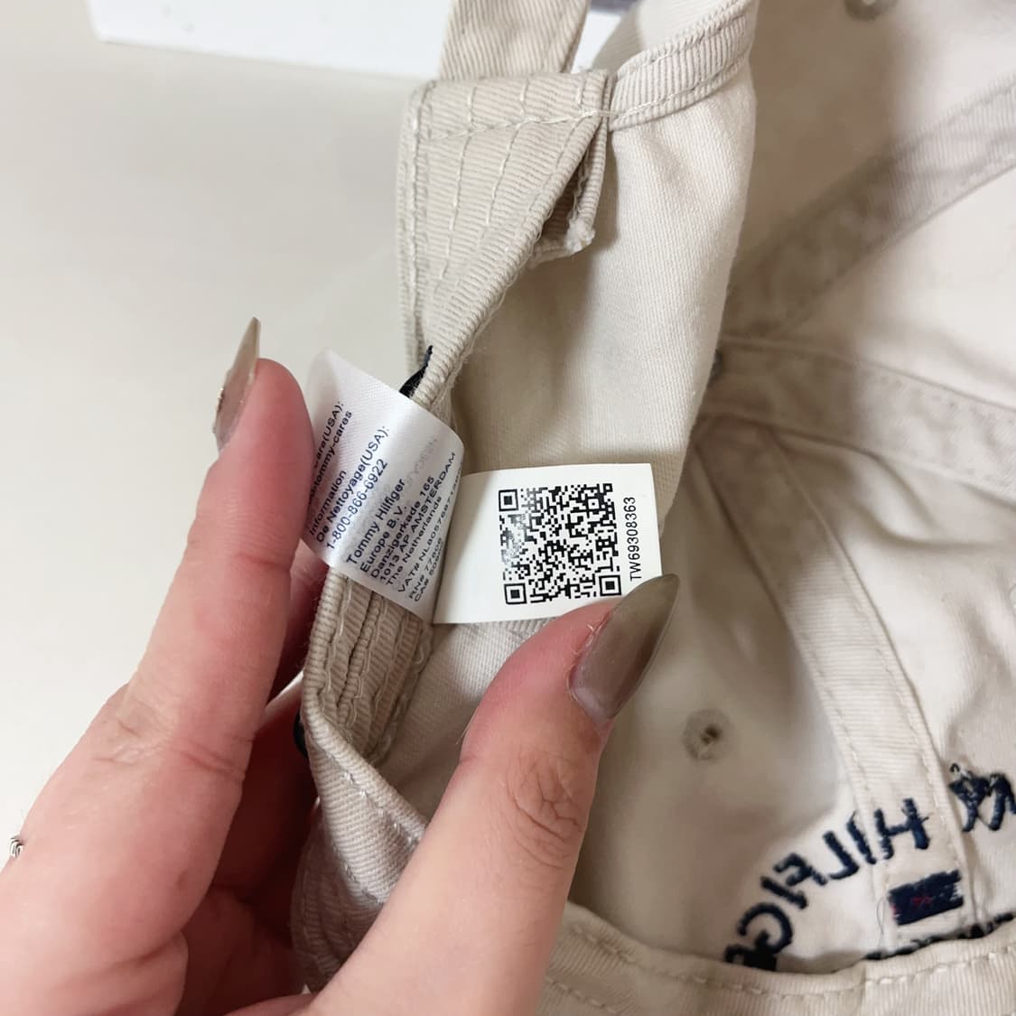 [정품] 타미 아이보리 아치형 로고 모자 상품이미지6