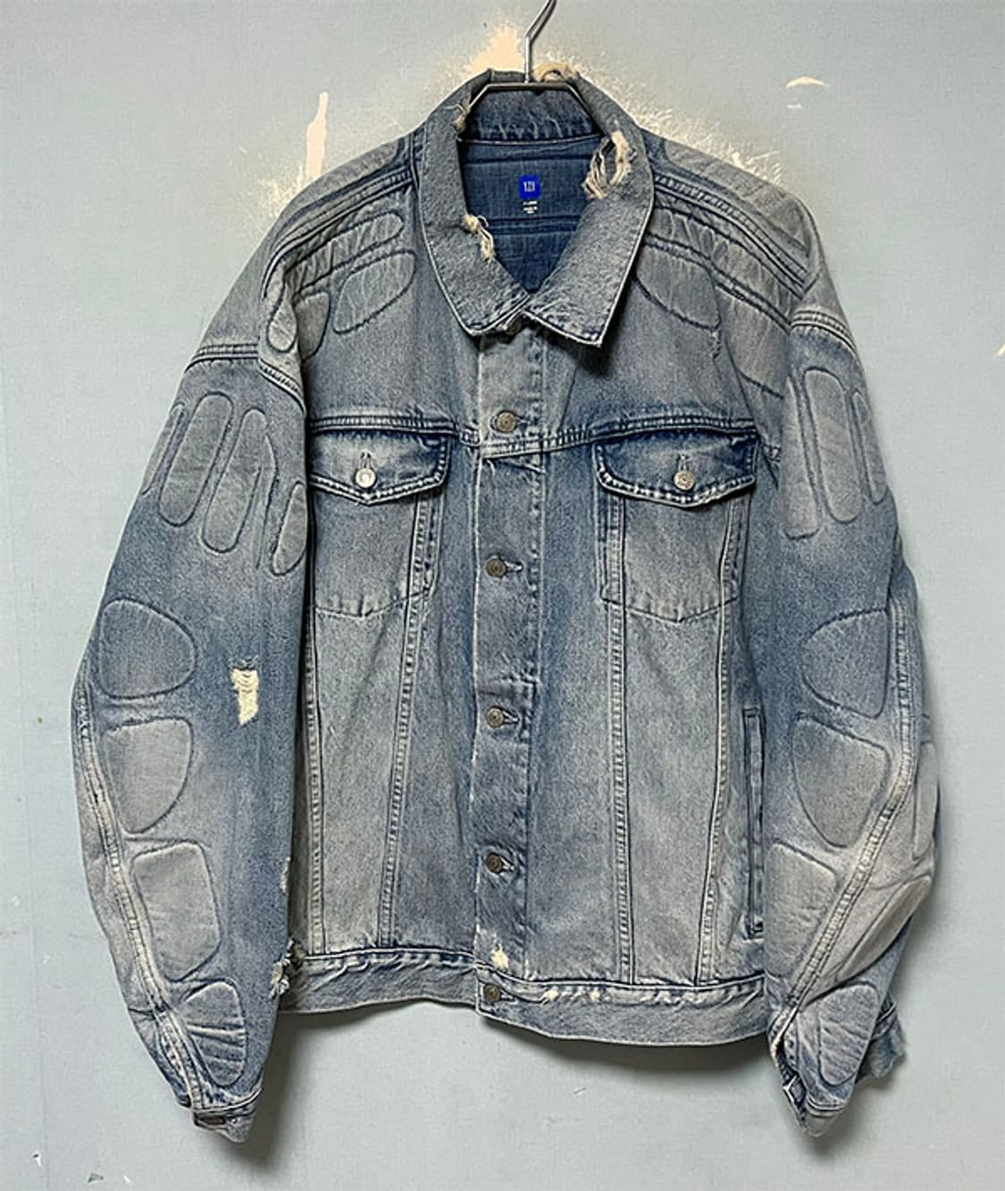 Yeezy Gap 칸예 모토 USA 남자 데님자켓 XL 105-110 상품이미지1