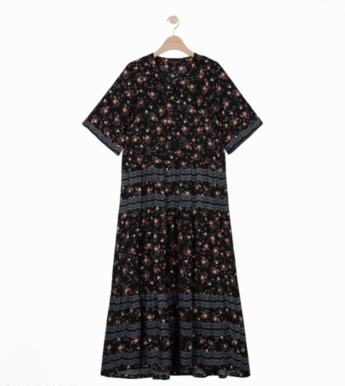 써스데이아일랜드 플라워패턴 맥시롱원피스 M사이즈 상품이미지4