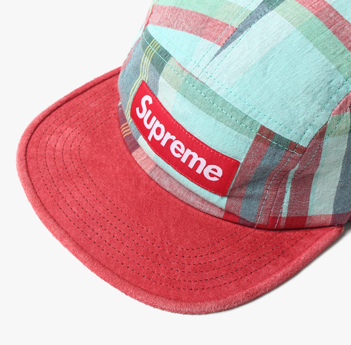 SUPREME "Blue Check Cap" 상품이미지2
