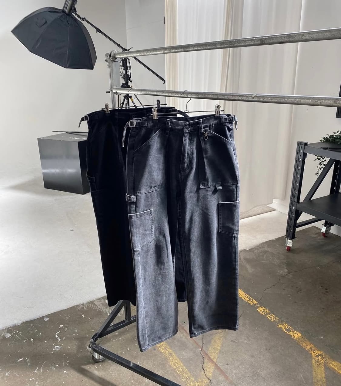 sweatscollective 데님 유틸리티 팬츠 M 상품이미지5