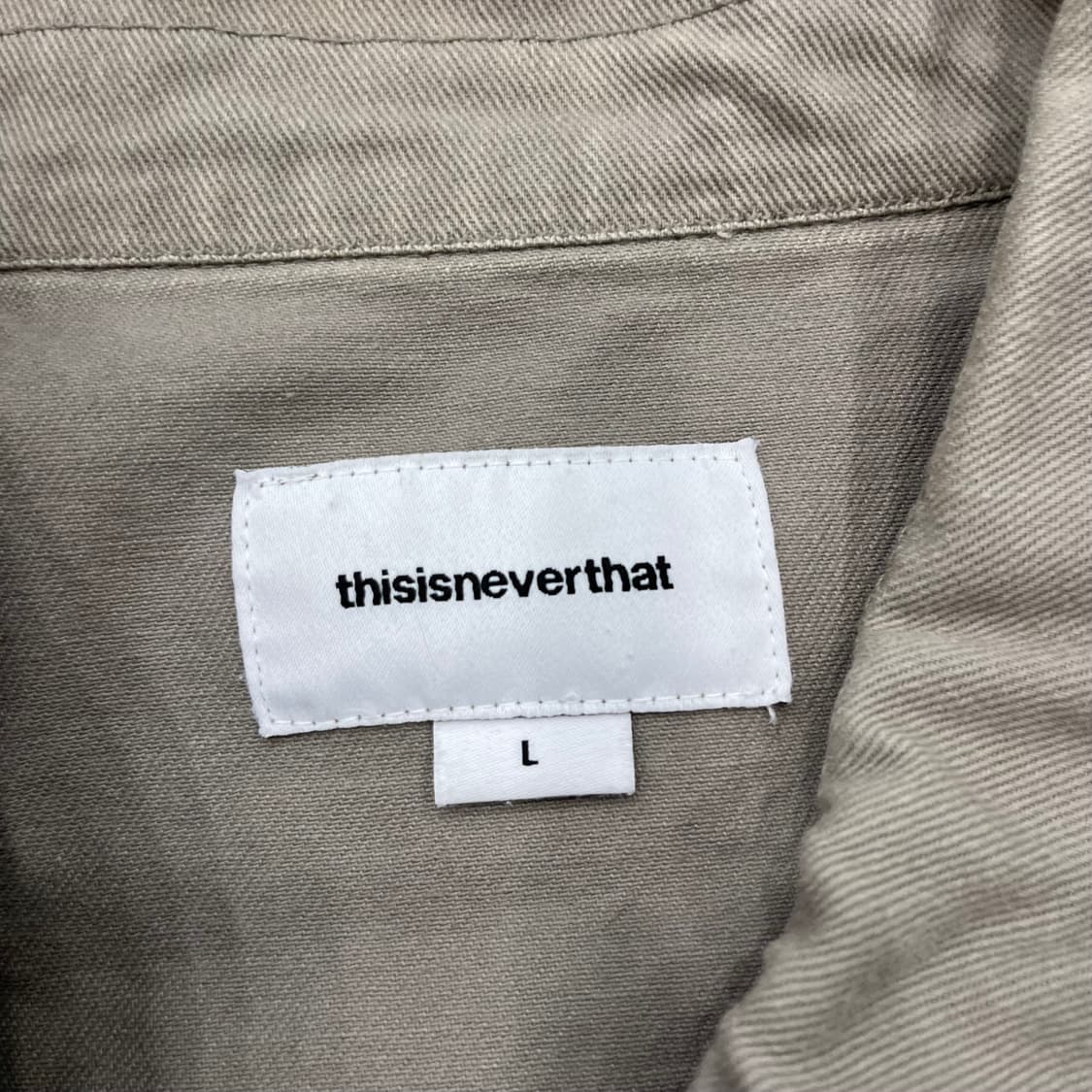 L 디스이즈네버댓 백로고 집업자켓 상품이미지6