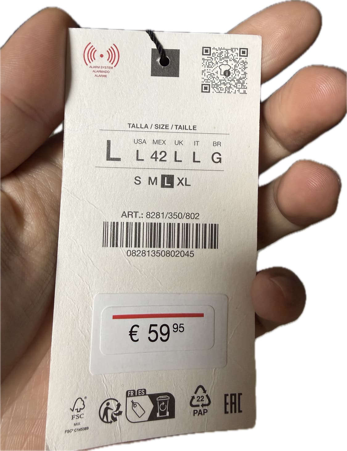 자라 왁스드 이펙드 워시드 자켓 L 상품이미지4