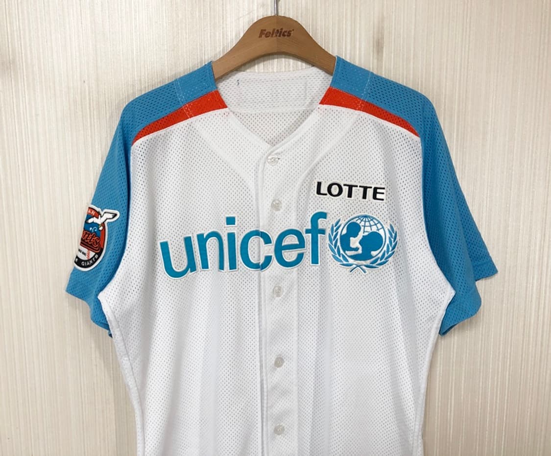 KBO 카멜레온어센틱 롯데자이언츠 유니세프유니폼/져지 100 #8 전준우 상품이미지2