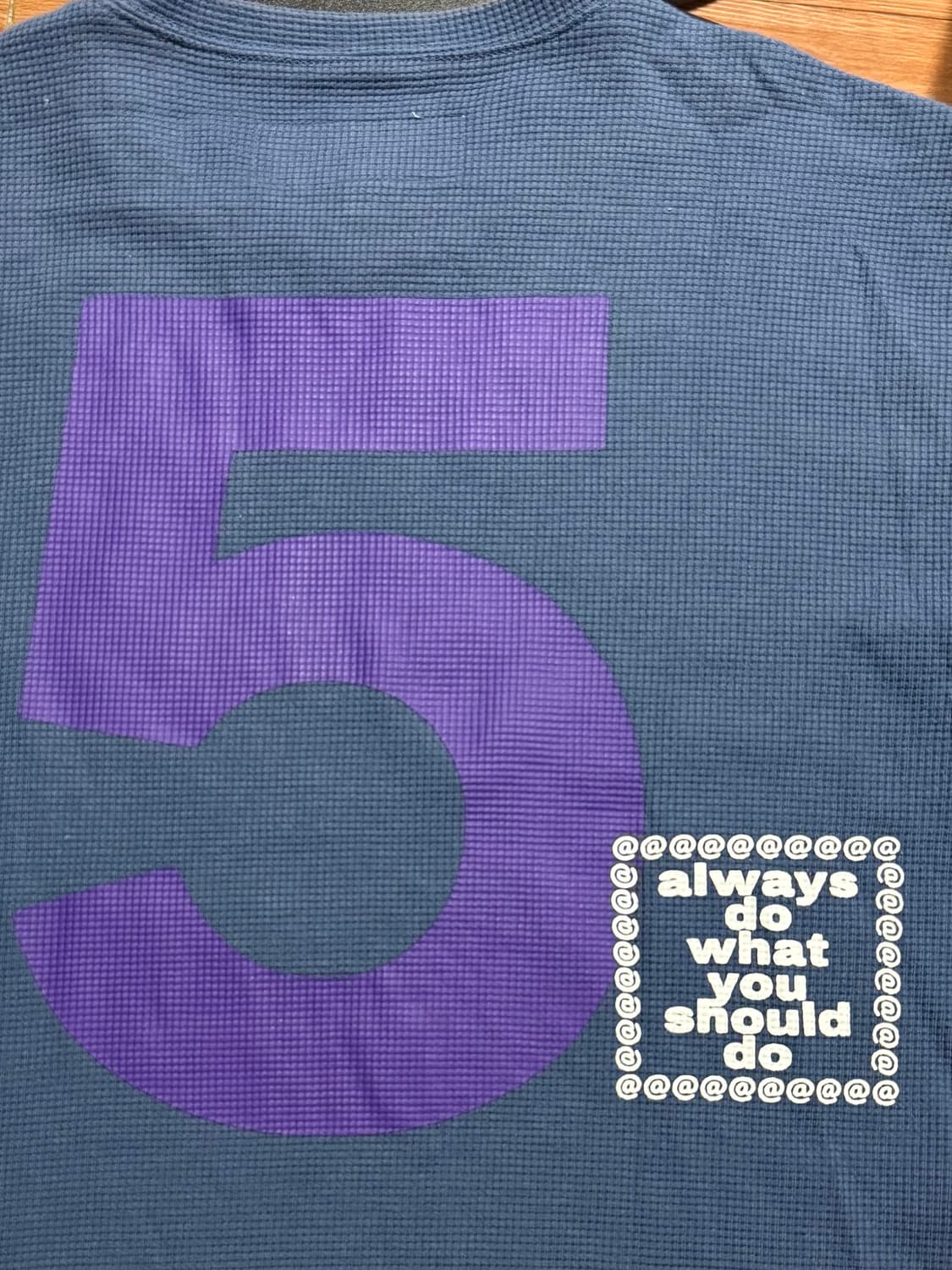 Always do what you should do 5주년 와플티 상품이미지4