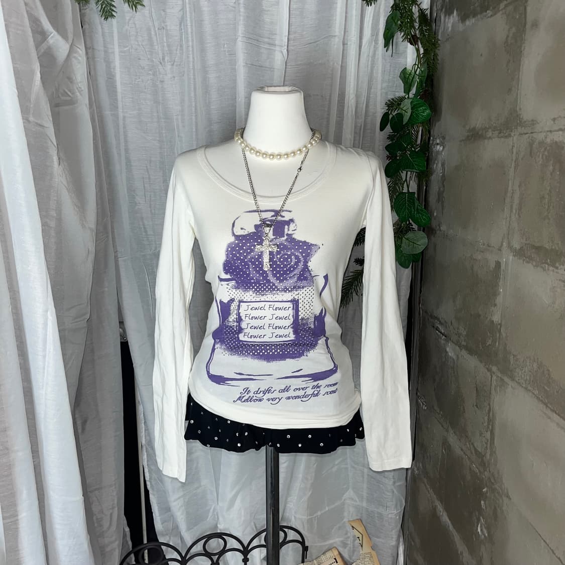 갸루 큐빅 롱슬리브  상품이미지3