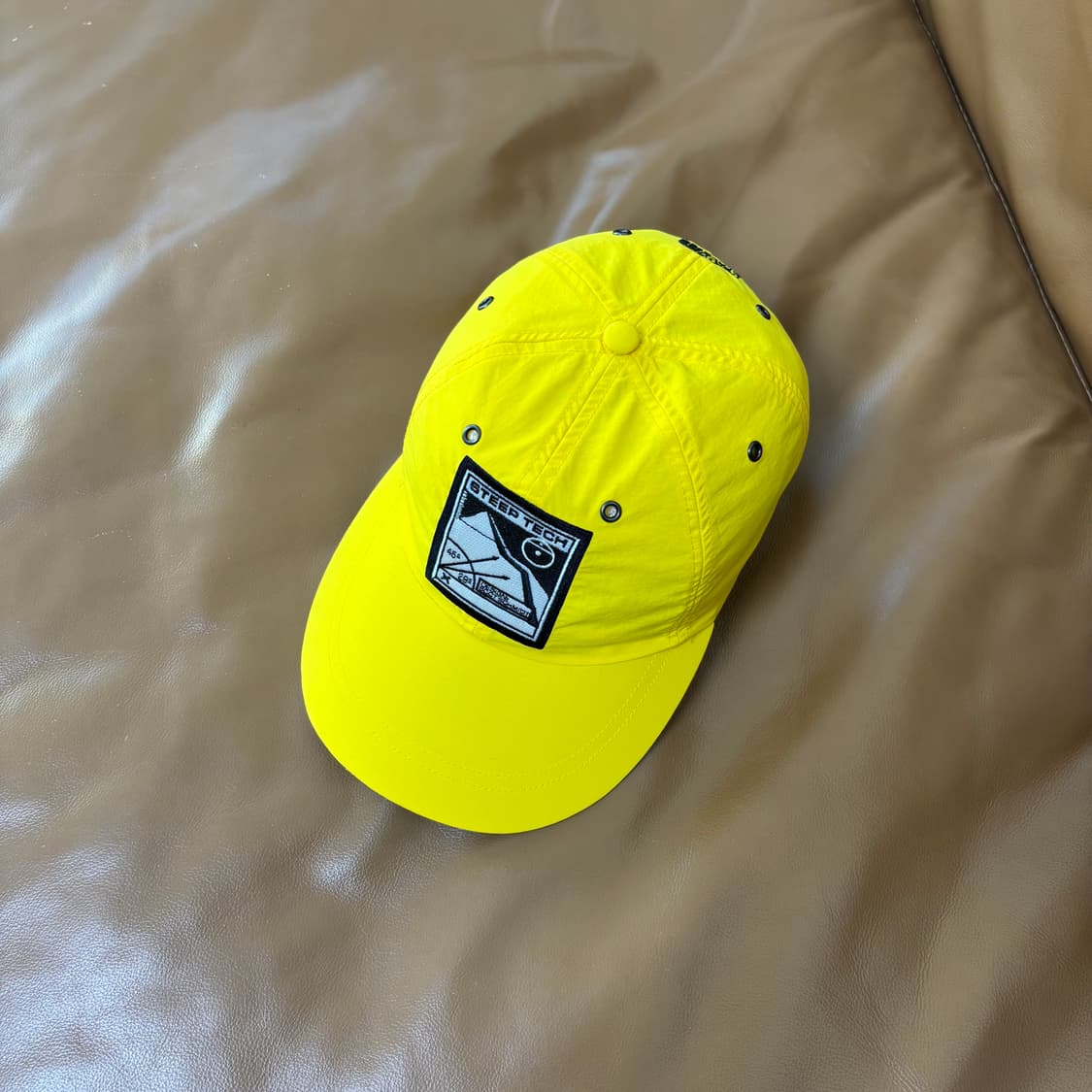 Supreme 슈프림 x 노스페이스 설산 옐로우 6패널 볼캡 모자 상품이미지5