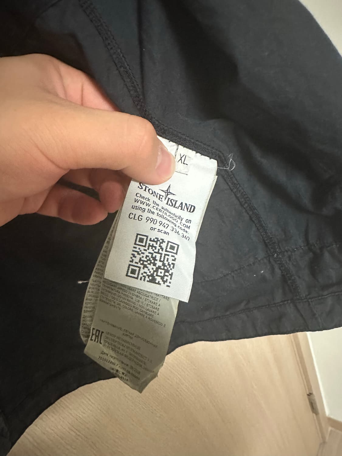 스톤아일랜드 블랙 18FW 집업 셔츠자켓 상품이미지3