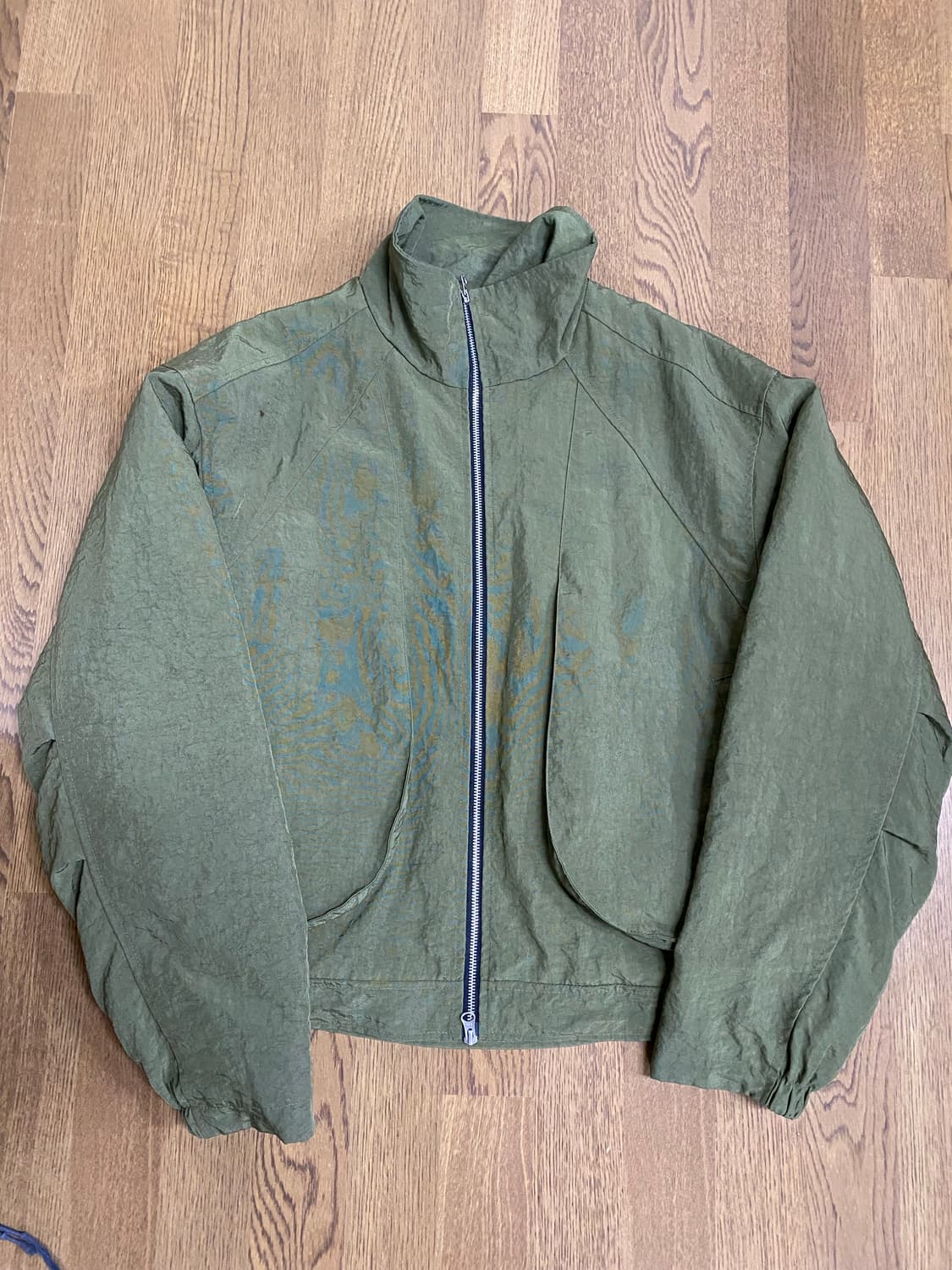 딥하우스 골져스 하이넥 자켓 카키 L 상품이미지1