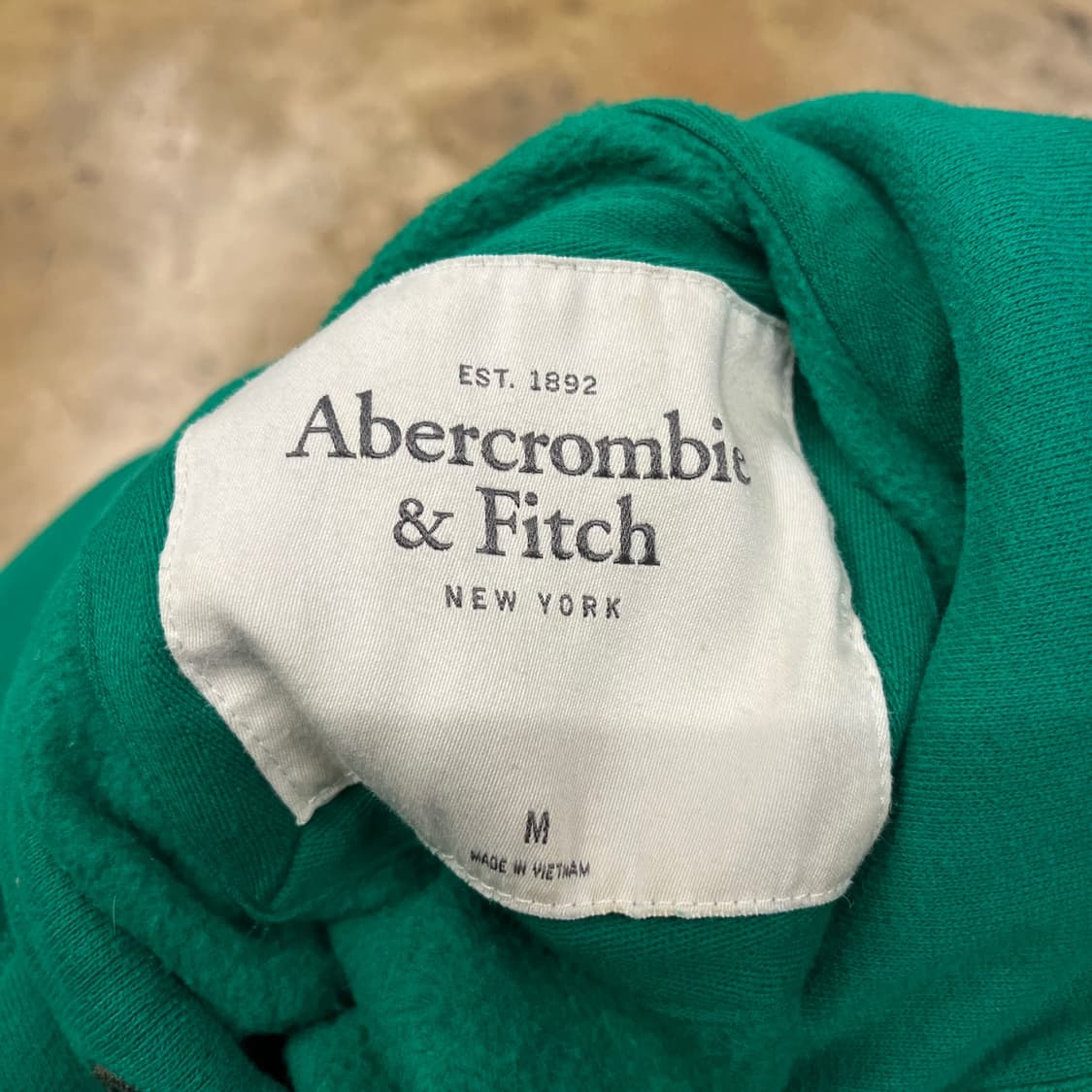 아베크롬비 그린 딱붙 후드집업 상품이미지5