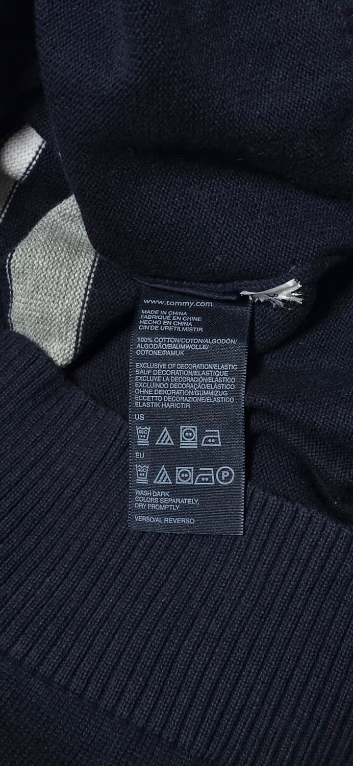 타미힐피거 반집업 니트 S 상품이미지4
