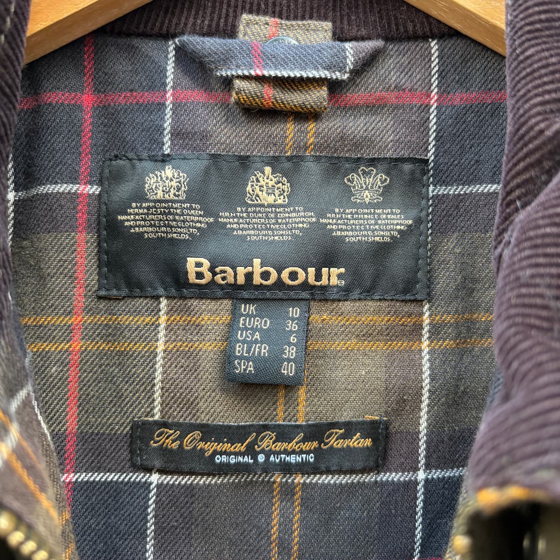 Barbour 바버 비드넬 왁스 자켓 상품이미지6