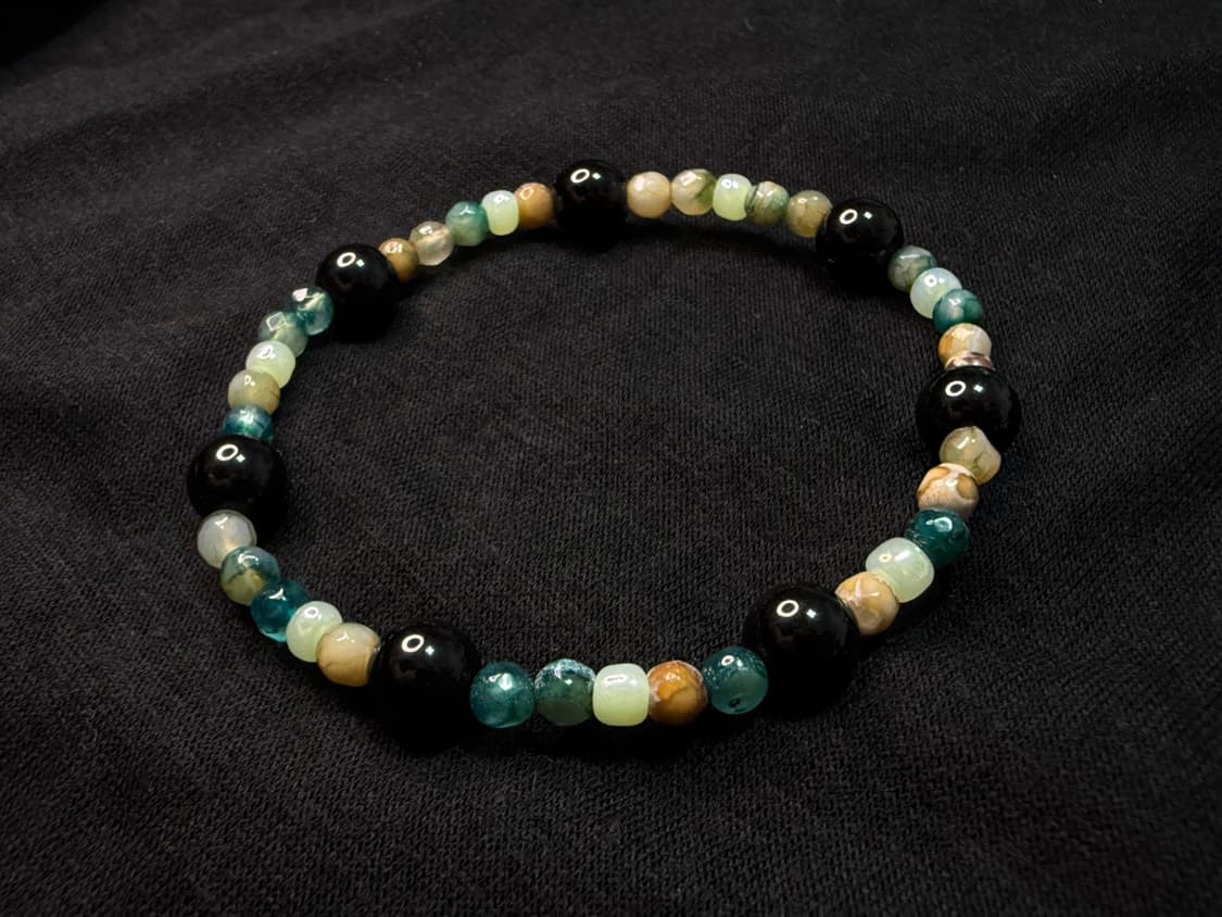 Vintage greenish stone bracelet 상품이미지4