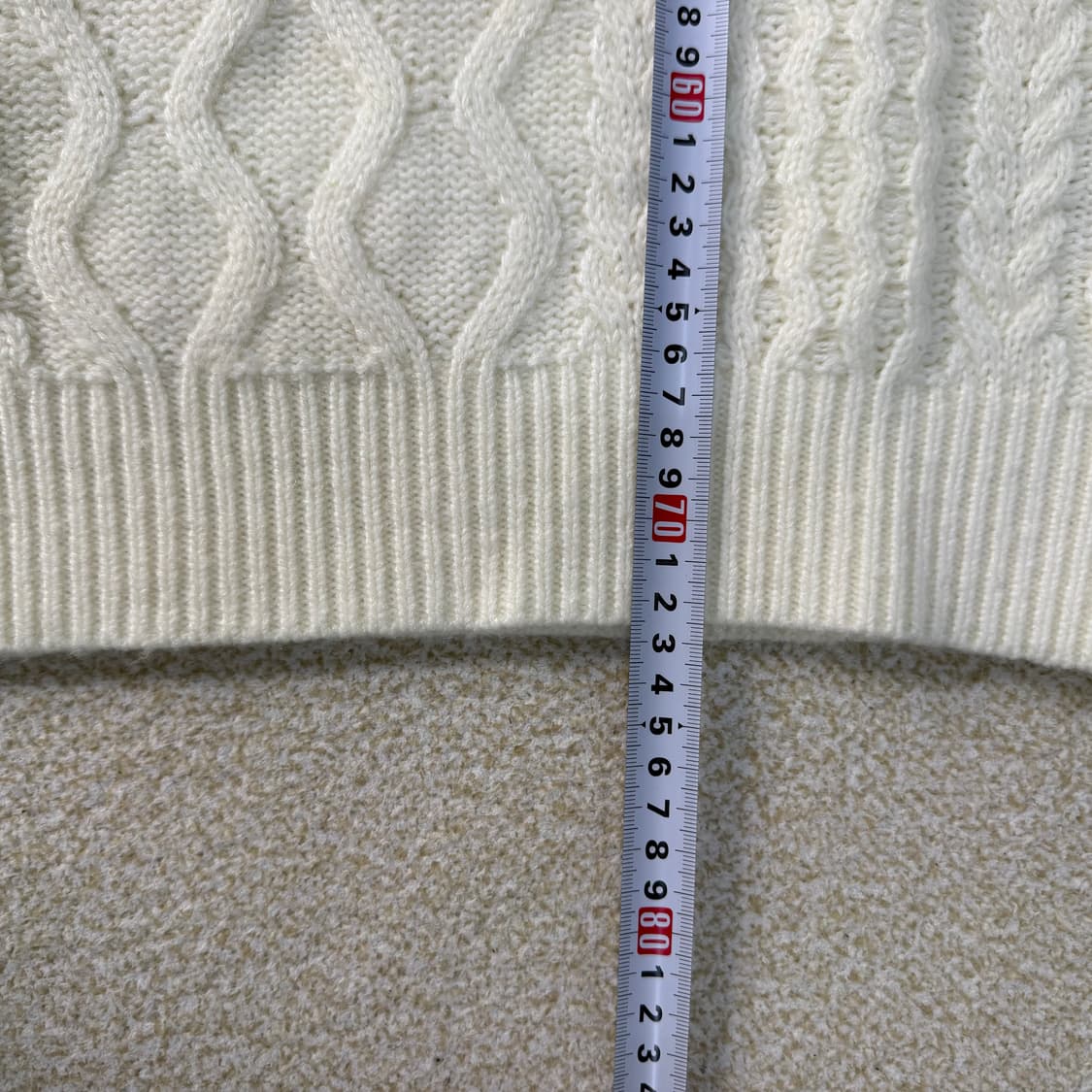 [105] 에비수 EVISU 꽈배기 터틀넥 니트 1229T1 상품이미지7