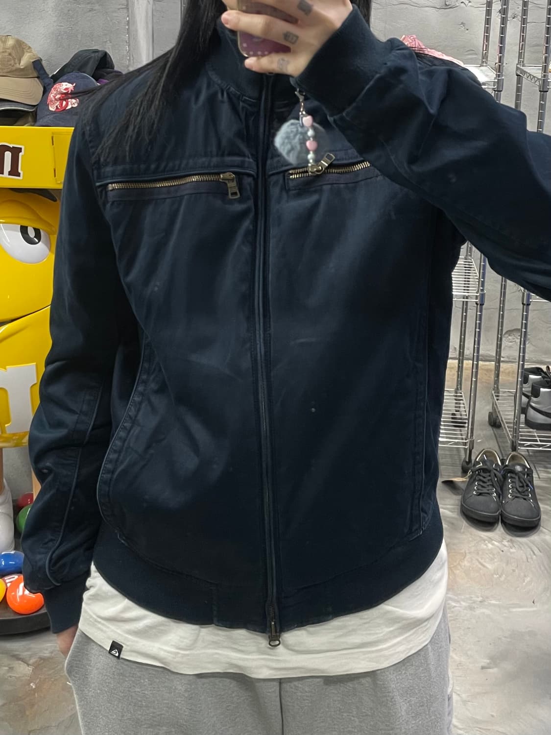 알마니 익스체인지 바이커 자켓 상품이미지8