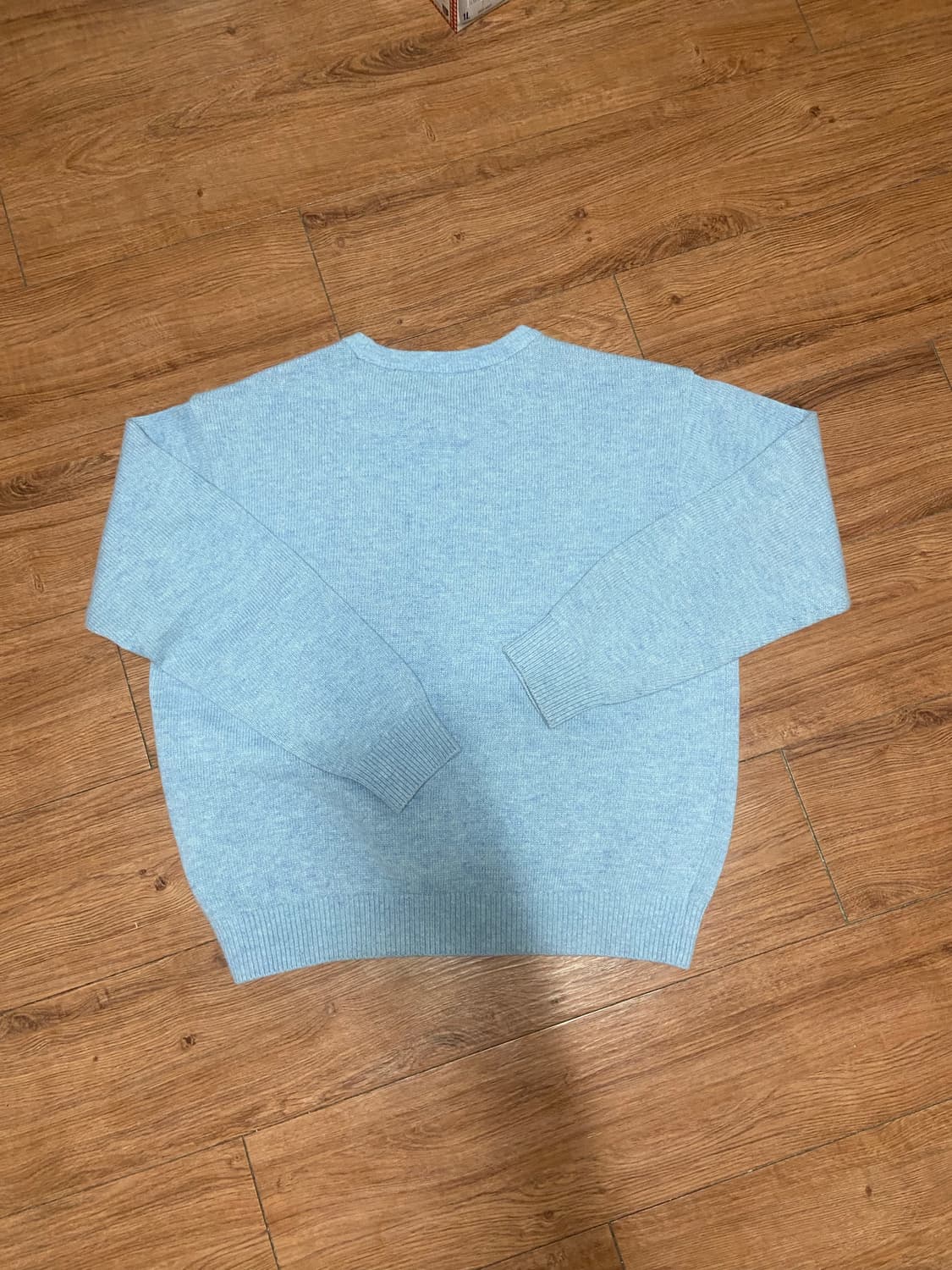 [M] 더콜디스트모먼트 니트 스카이블루 상품이미지3