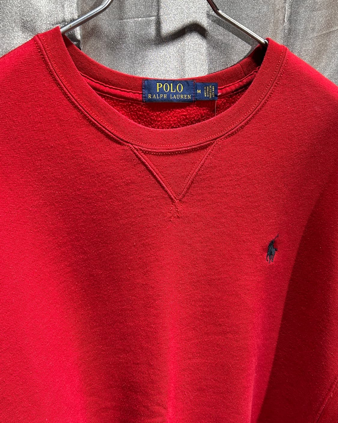 M 폴로랄프로렌 네이비 포니 레드 맨투맨  상품이미지4