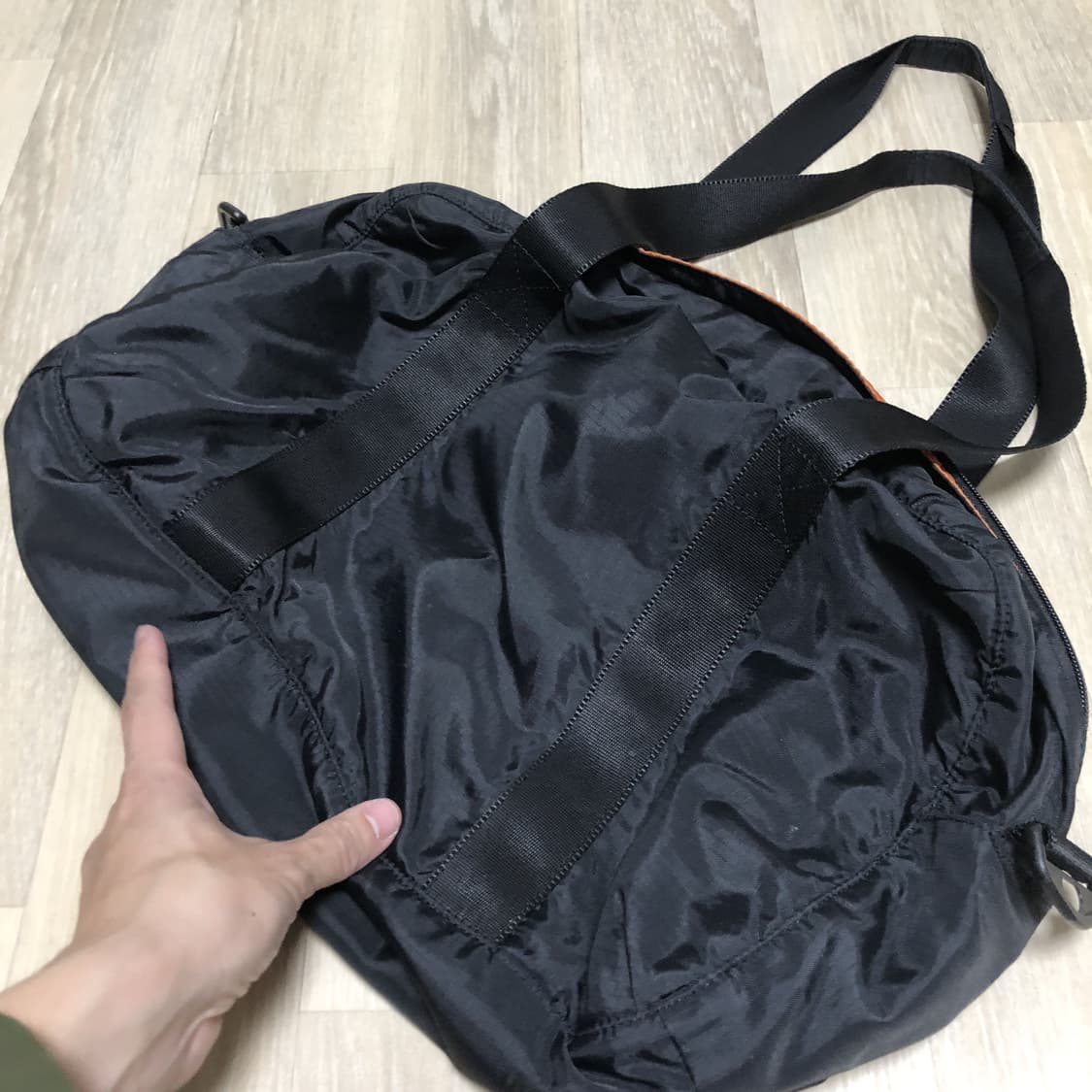 (OS) 콜롬비아 Columbia 립스탑 나일론 GYM 숄더 토드백 블랙 상품이미지4