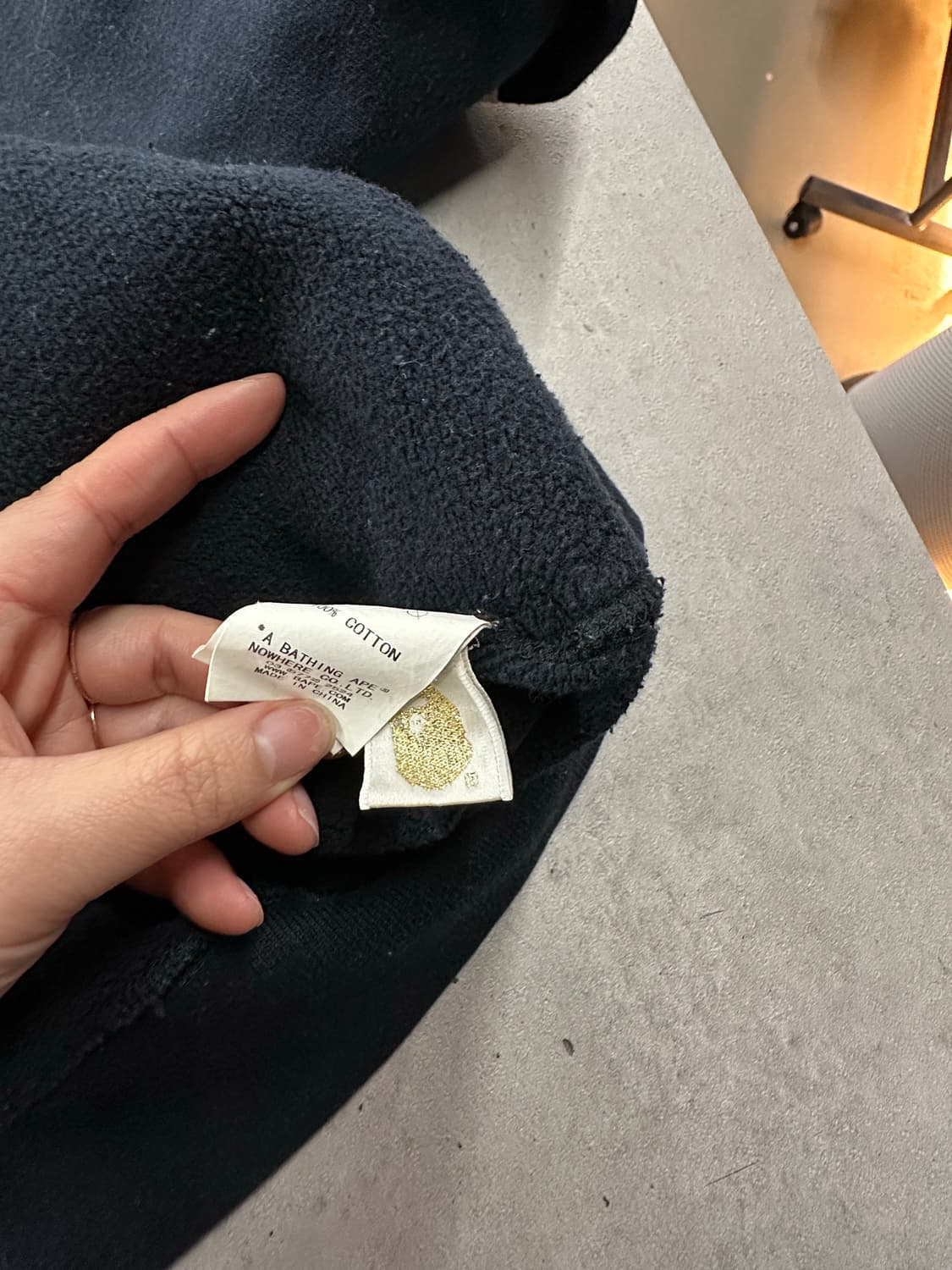 베이프 Pirate Store 베이비 마일로 로고 후드티  상품이미지5