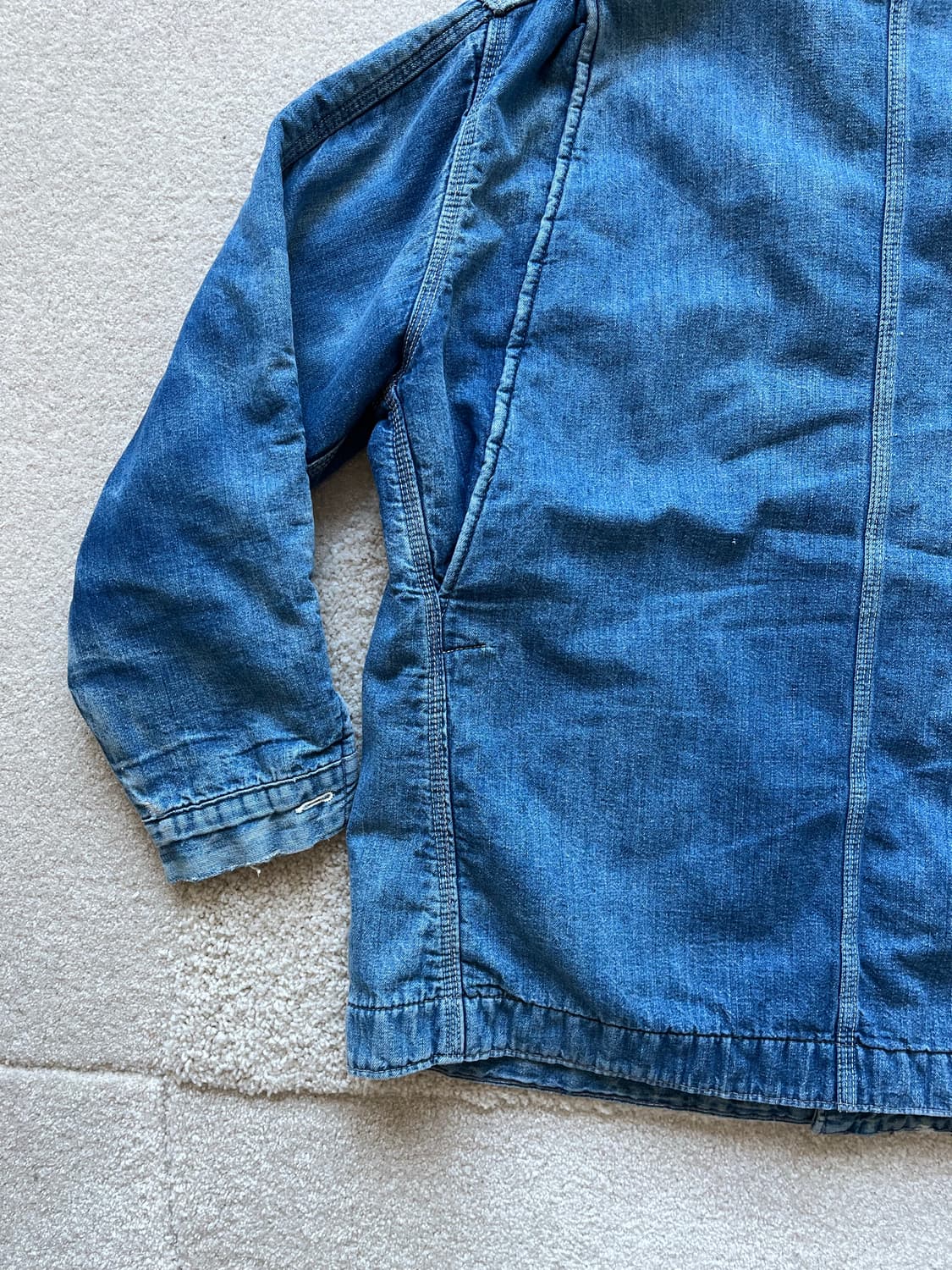 60s 칼하트 블랭킷 라이너 데님 초어 자켓 (105) 상품이미지8