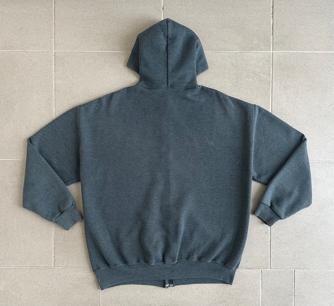 90s 빈티지 러셀 후드집업 다크그레이 XL 상품이미지2