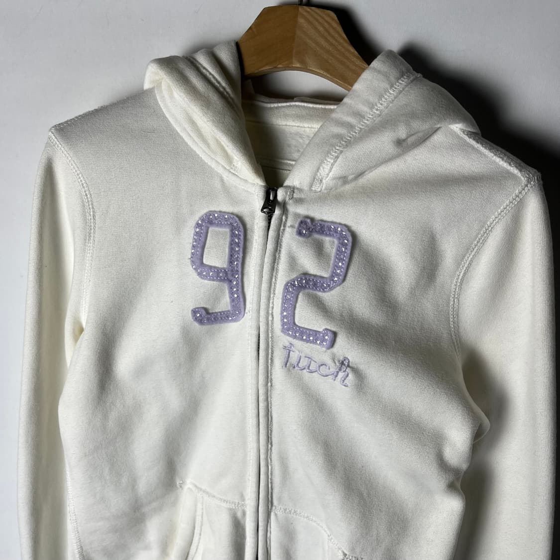 [A&F] 아베크롬비 92로고 y2k 후드집업 상품이미지3