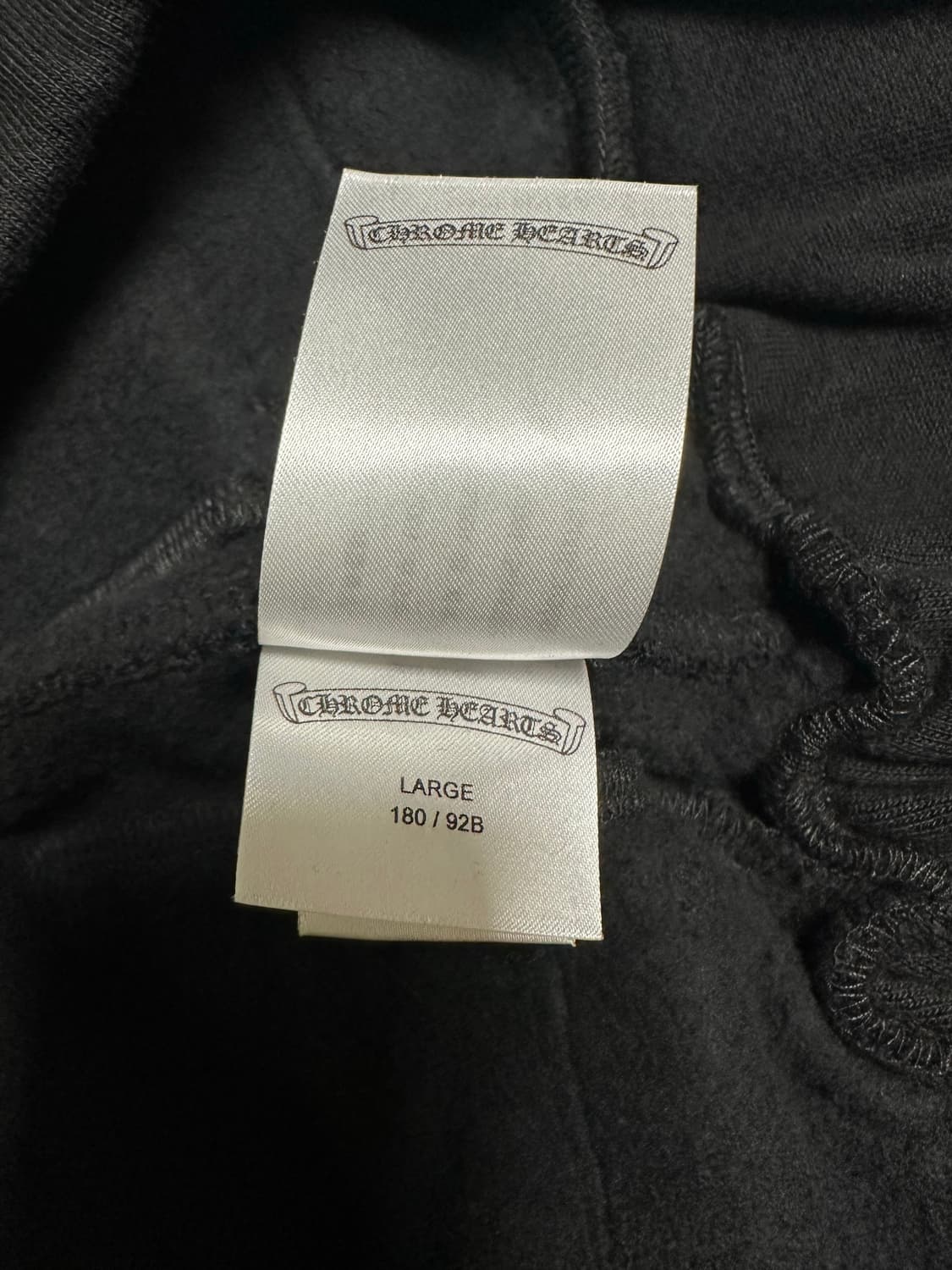 크롬하츠 / 스크롤 로고 스웻팬츠 블랙 / L 상품이미지5