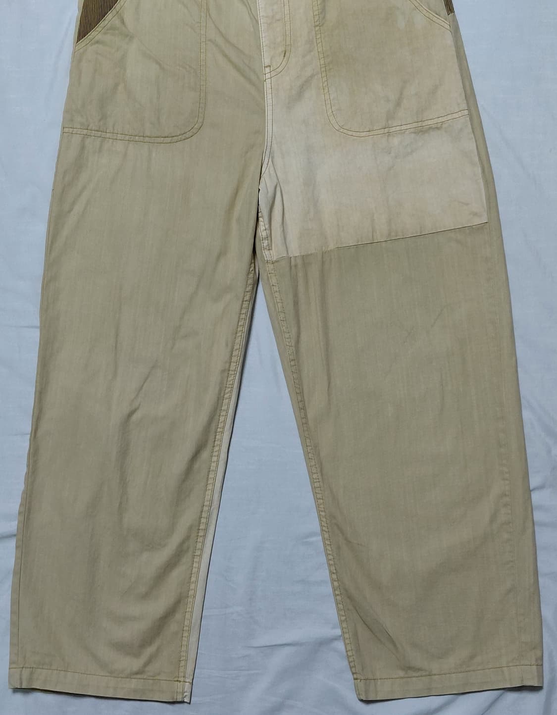 [Nanea] 나네아 빈티지 패치워크 코튼 오버롤 (Free) 상품이미지4