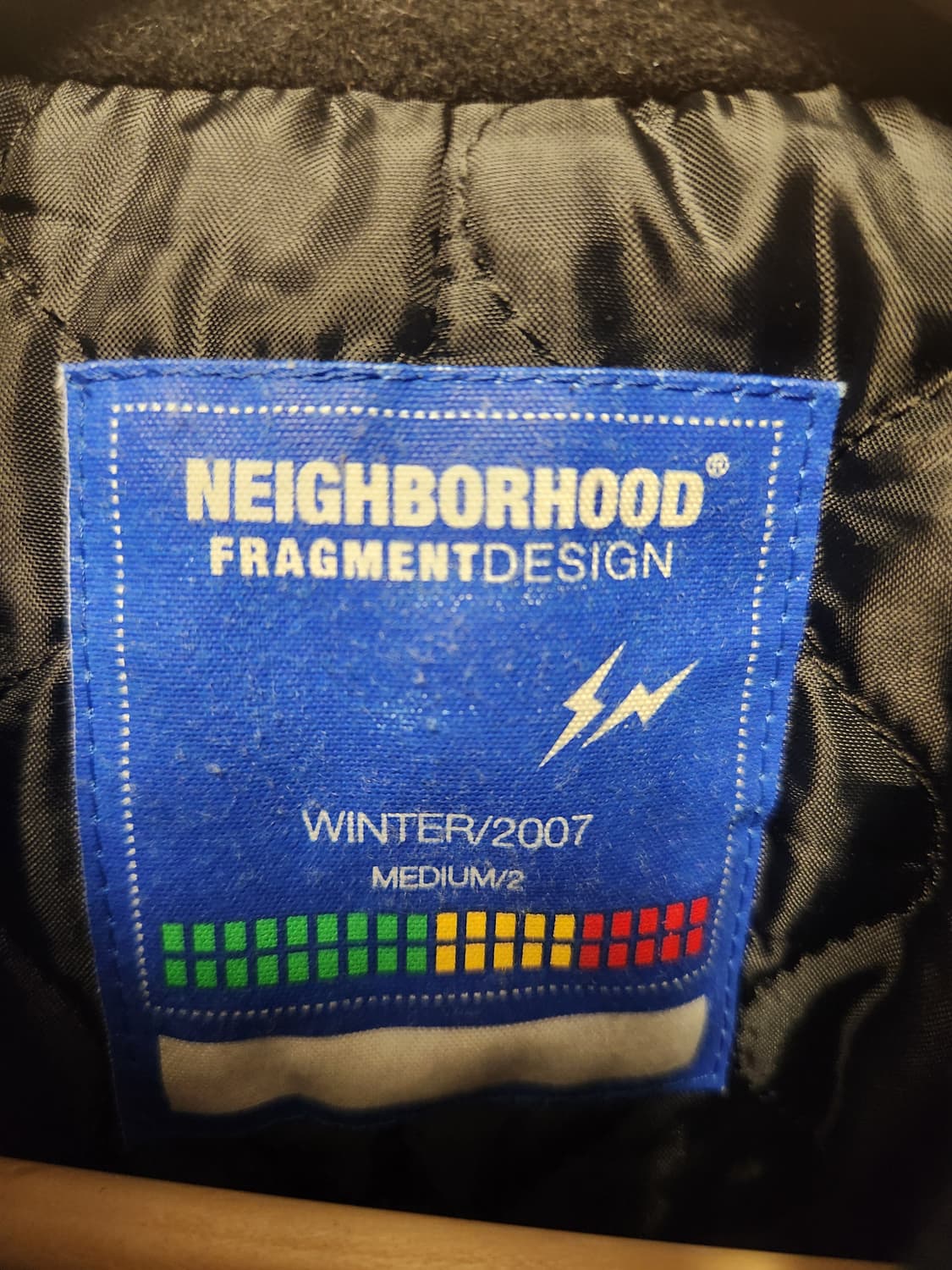 네이버후드x프라그먼트 콜라보 피코트 M 상품이미지2