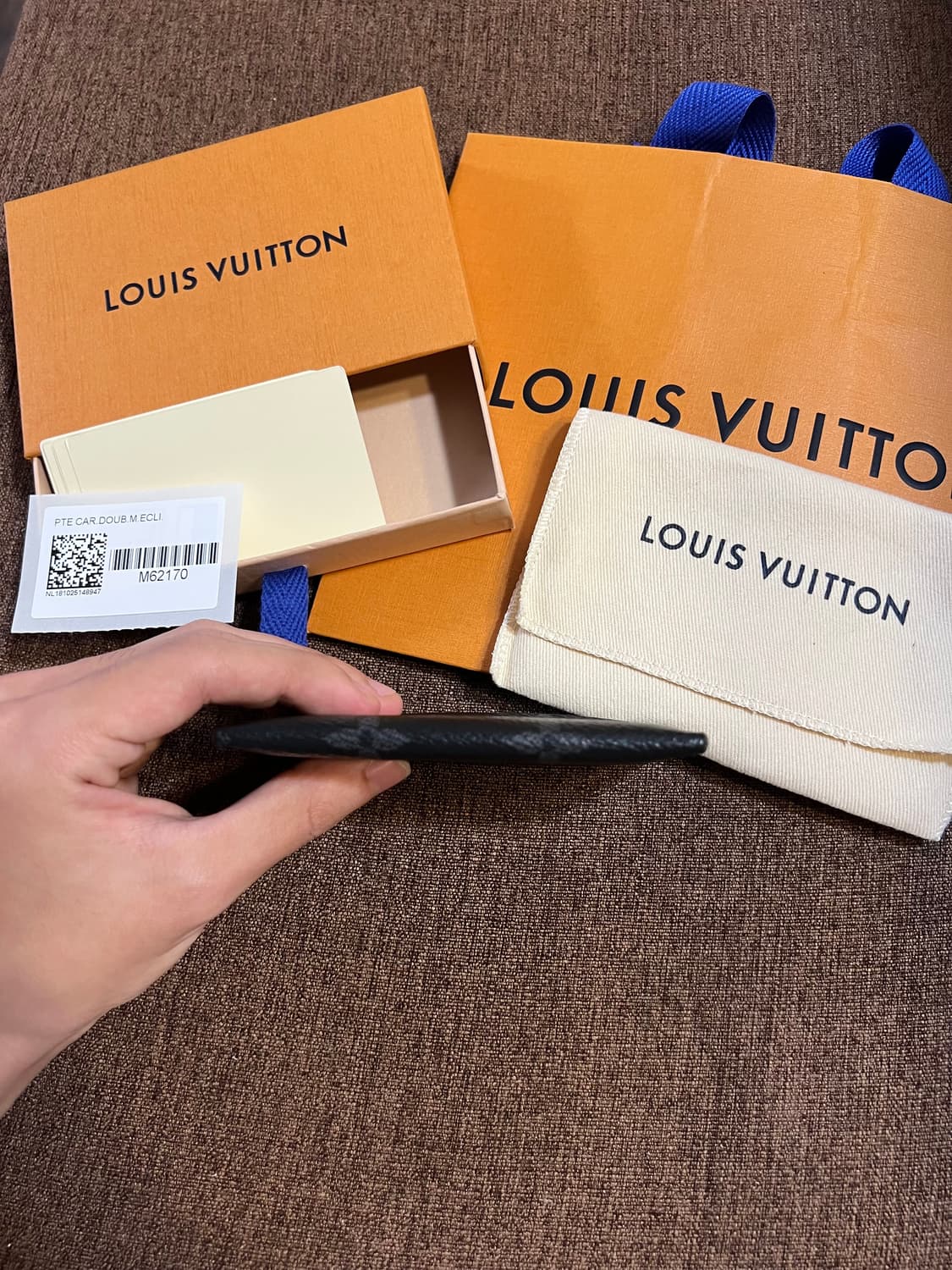 (정품) 루이비통 이클립스 카드지갑 상품이미지6