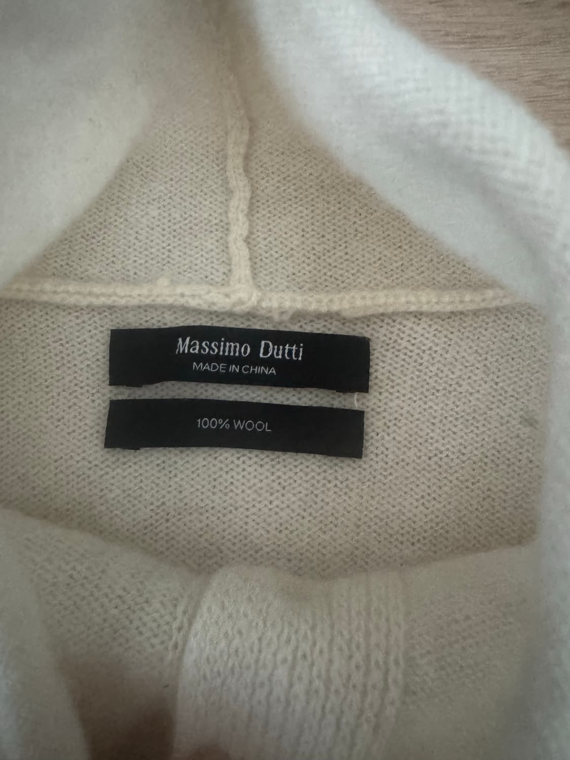 마시모두띠 울100% 아이보리 가디건 M 상품이미지2