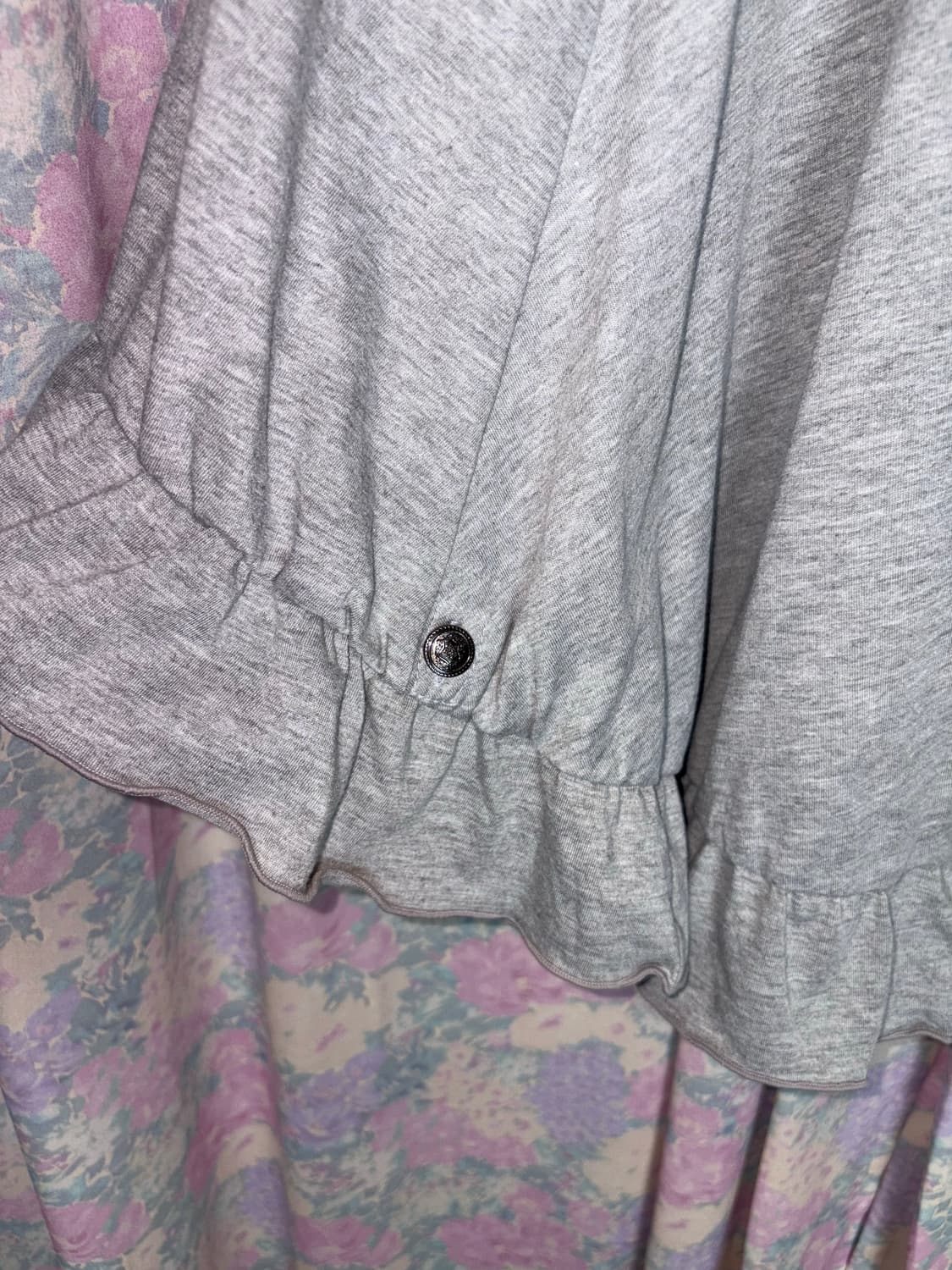 그레이 프릴 카라 케이프 상품이미지9