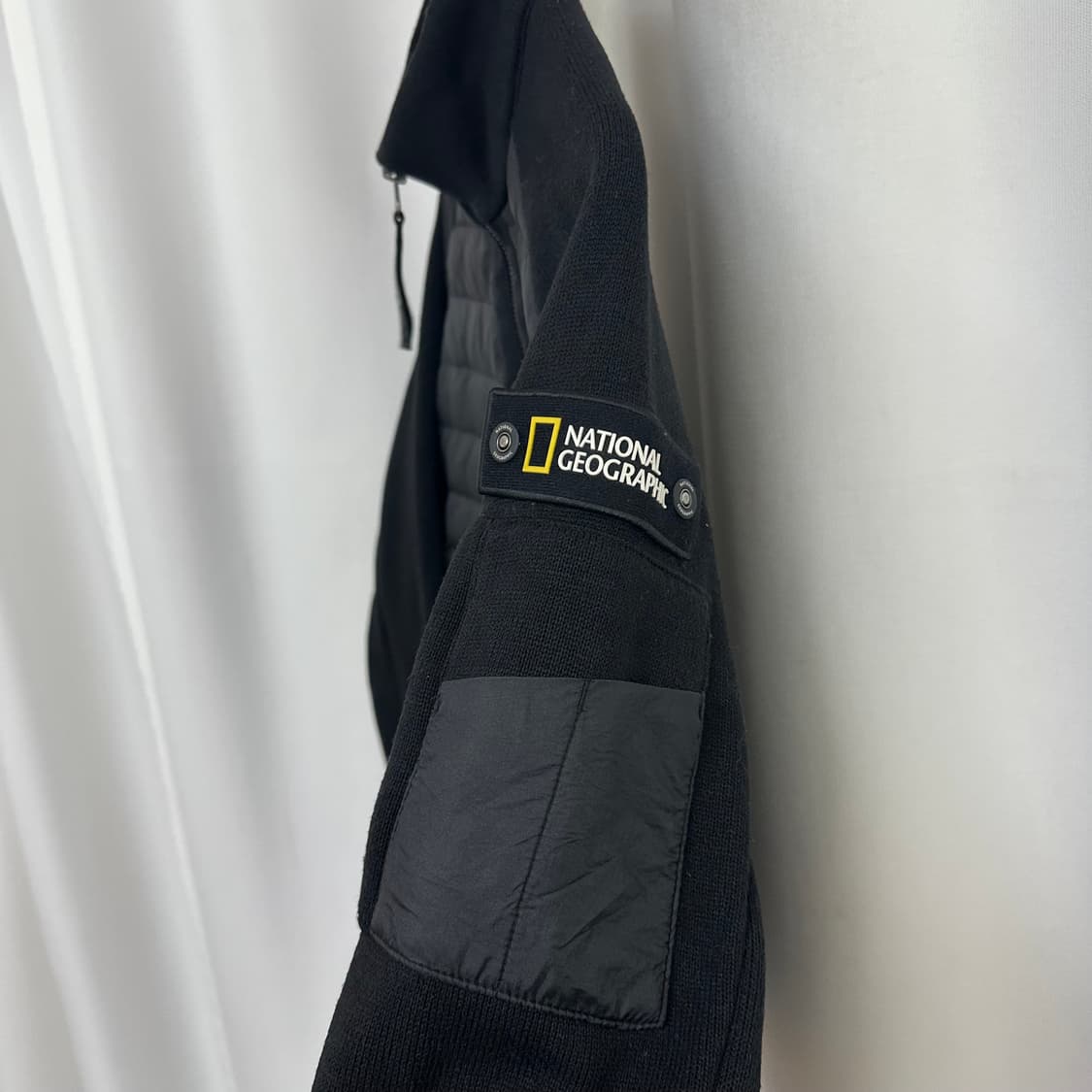 네셔널지오그래픽 남성 니트 자켓 패딩 100 L 상품이미지4