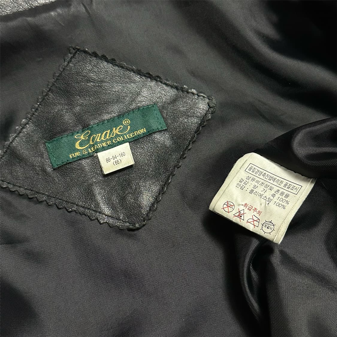 ECRASE 양가죽 쉽레더 자켓 상품이미지4