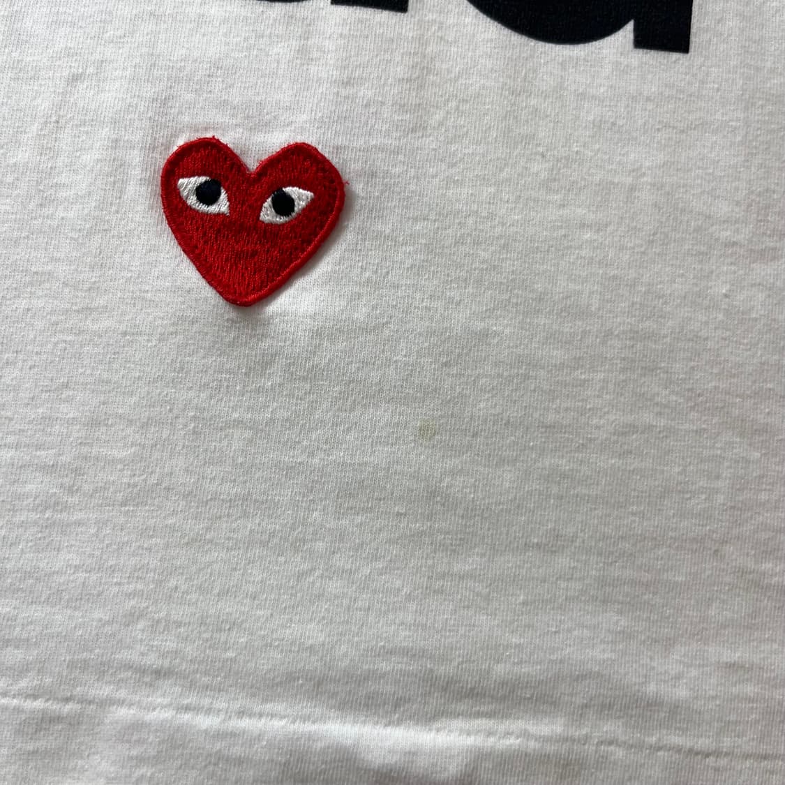 W 90 꼼데가르송 CDG 하트와펜 반팔 티셔츠 상품이미지5