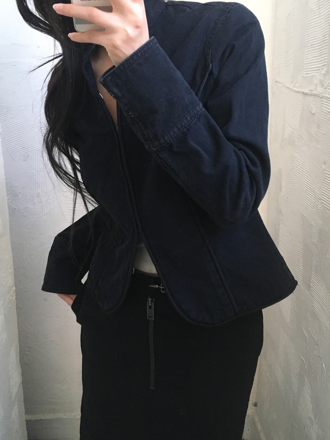 Armani Exchange 아르마니 익스체인지 블랙 데님 자켓 상품이미지3