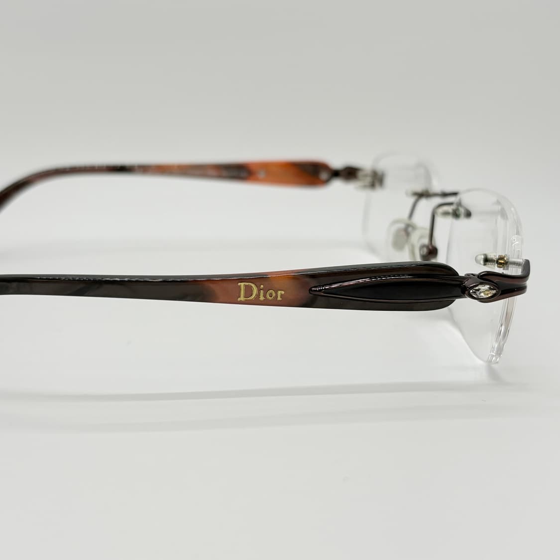DIOR 디올 브라운 사각 무테 상품이미지6