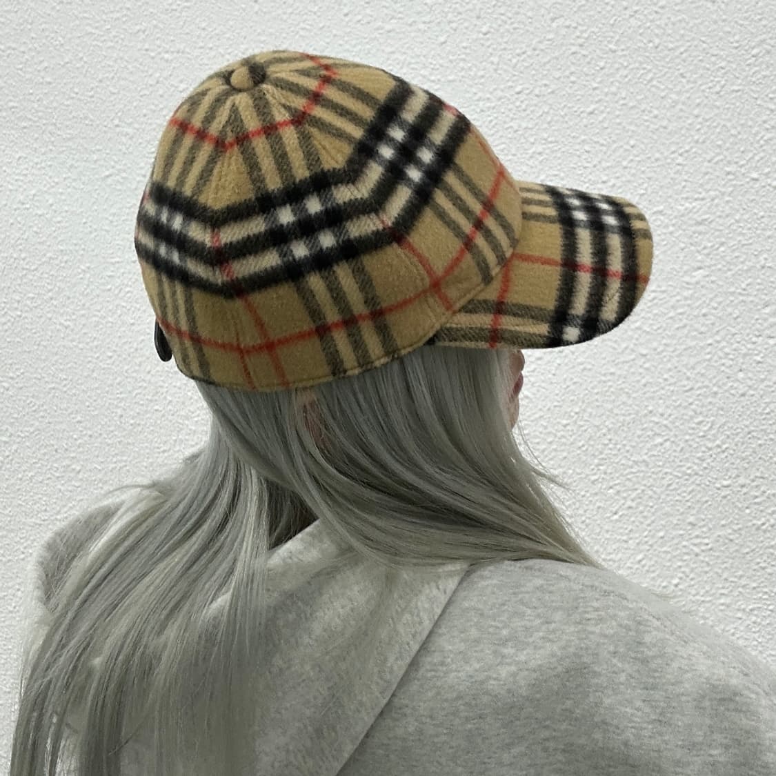 버버리 베이지 노바체크 윈터 볼캡 상품이미지3