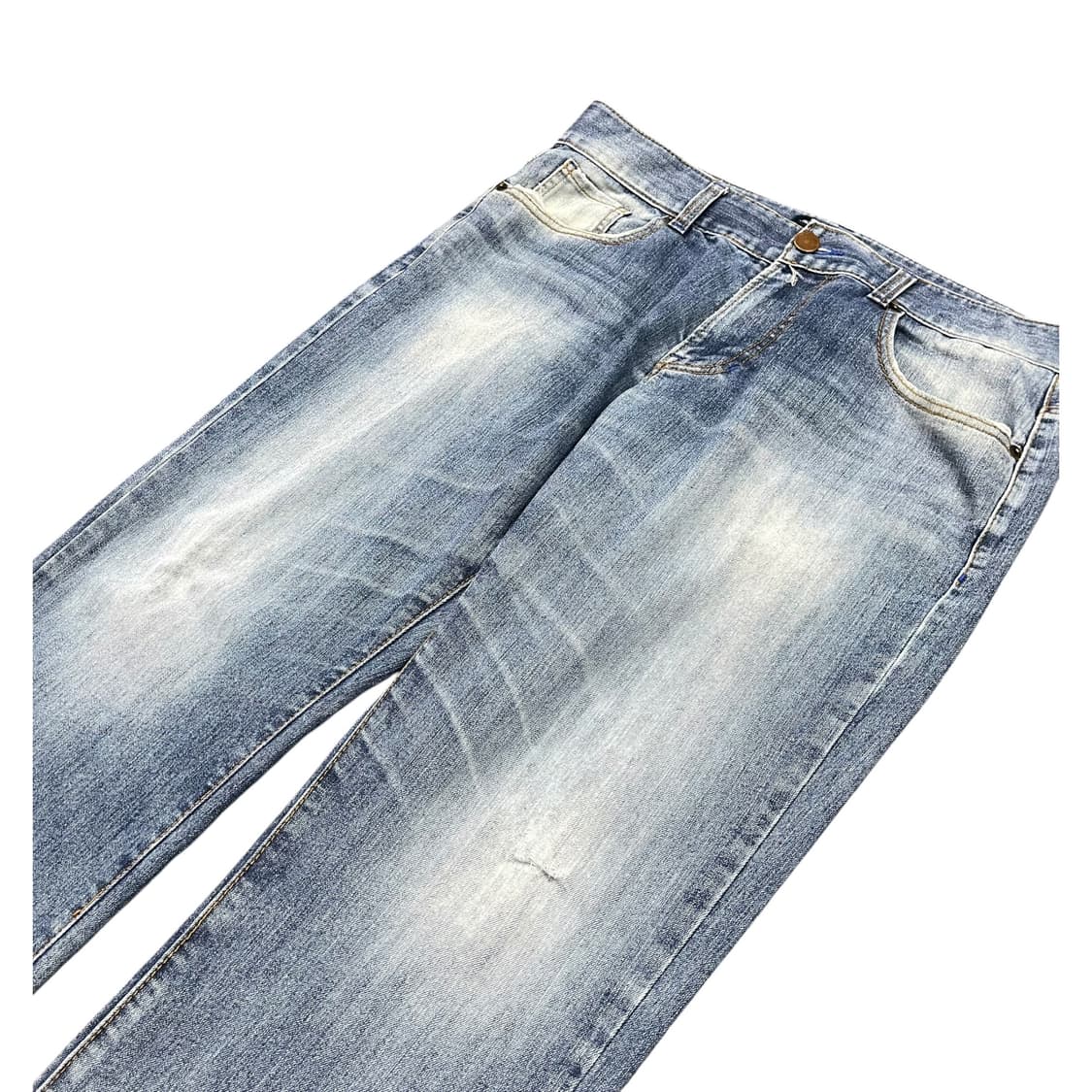 올드 MLB 뉴욕 양키스 윙로고 데님팬츠 상품이미지3