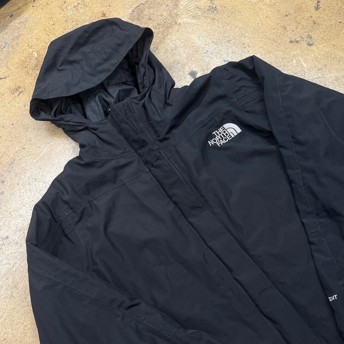 [정품/M] 노스페이스 블랙 후드 바람막이 자켓 b8 상품이미지1