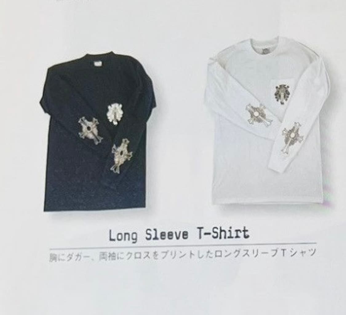 90s~00s 올드 크롬하츠 빈티지 긴팔 롱슬리브 블랙 S 상품이미지2