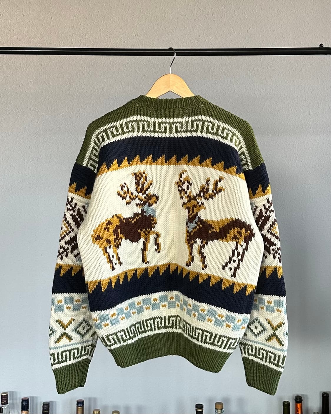 [L]CRAFT MANLY JPN 90s 코위찬 헤비울 니트 스웨터 상품이미지8