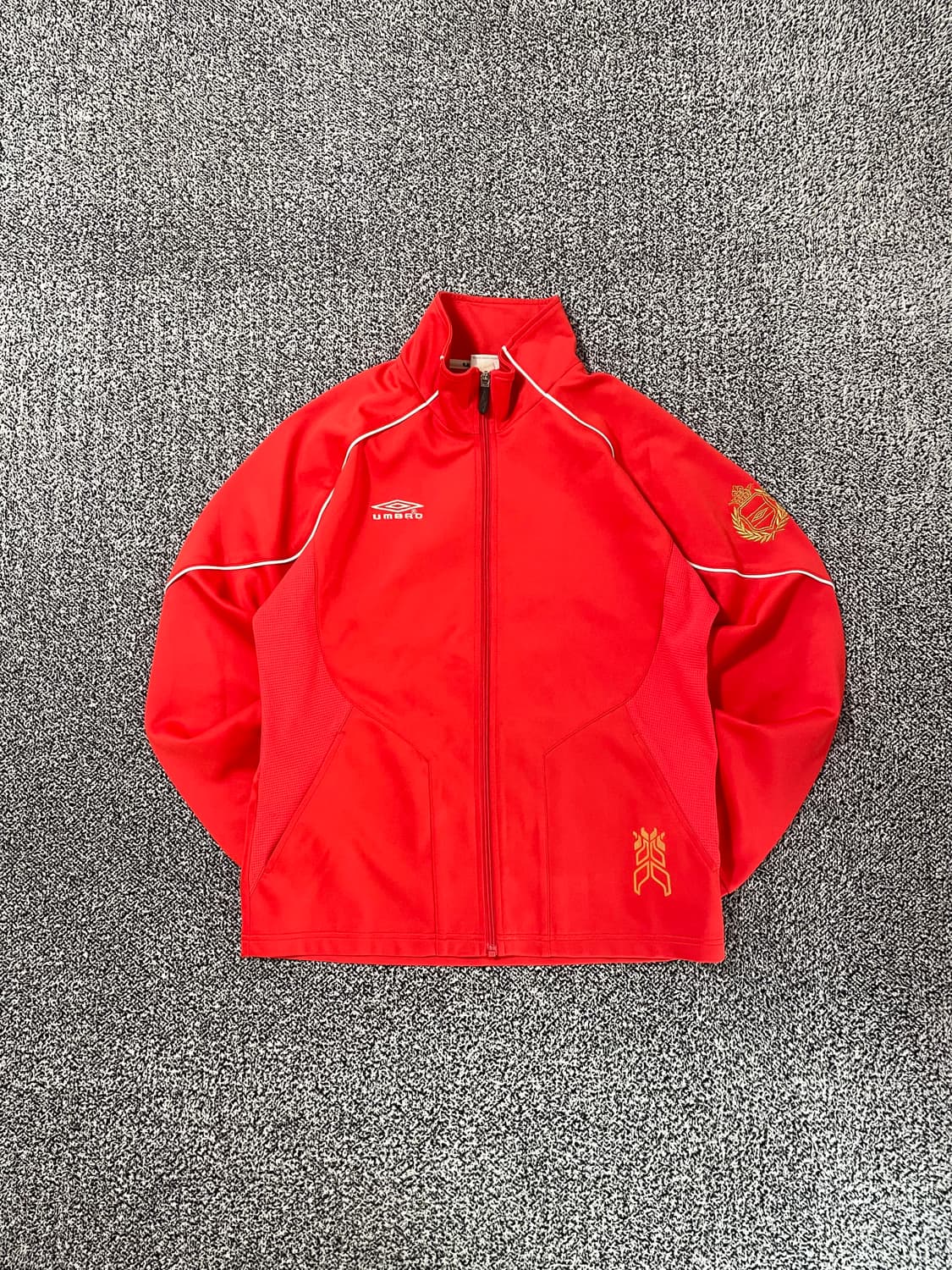 빈티지9. 엄브로 빈티지 스트릿 레트로 레드 져지 점퍼 트랙탑 상품이미지1