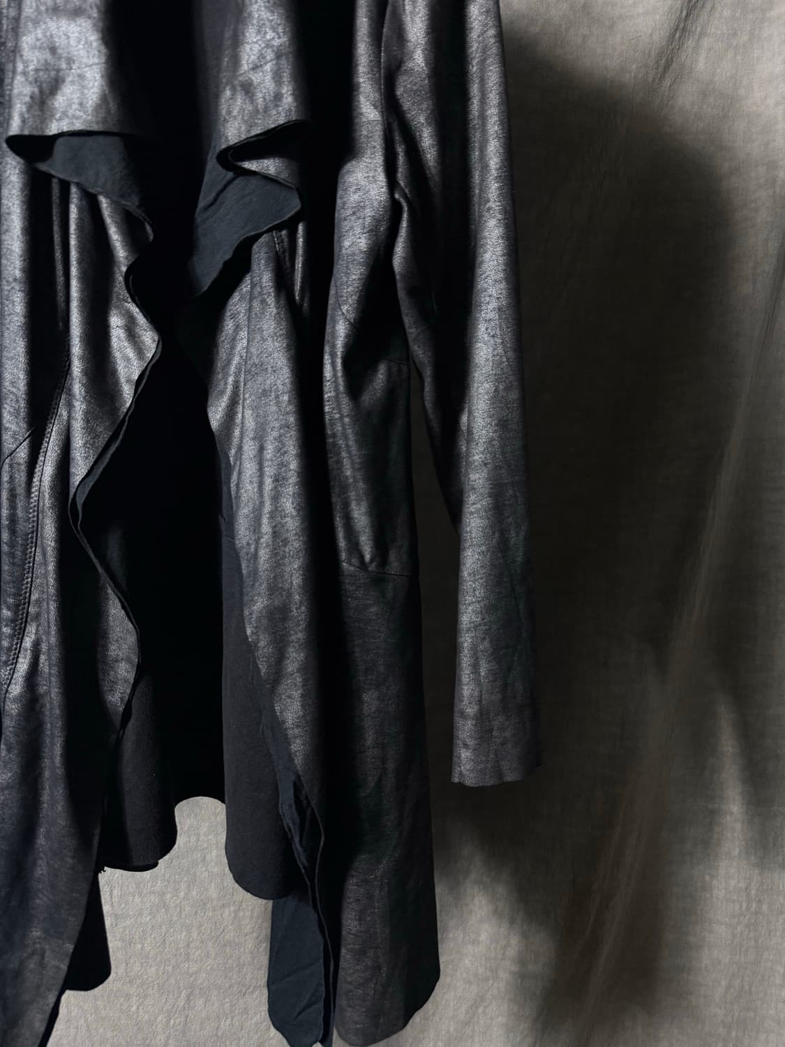 Hiroko Bis Waterfall Draped Long Jacket 상품이미지5