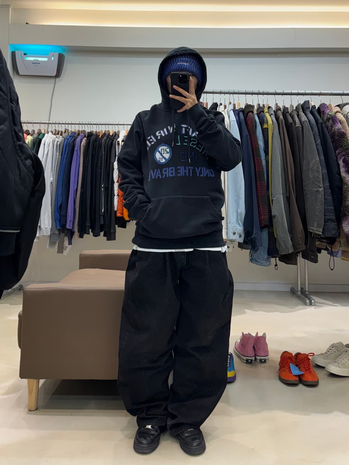 디젤 자수 후드티 상품이미지7