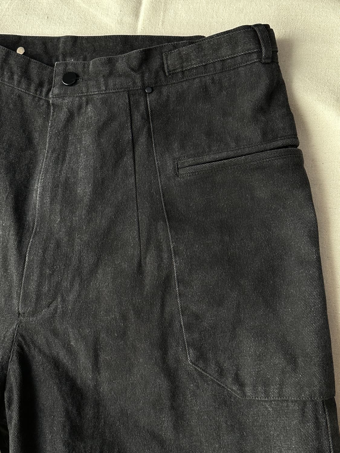 폴리테루 리소 블랙 데님 팬츠 3(L) 상품이미지3